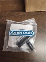 (2) Amerock 2" Knob Black Bronze Bar Pulls