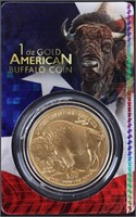 1OZ FINE GOLD AMERICAN BUFFALO 99.99% GOLD BULLION