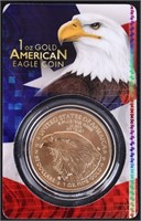 1OZ FINE GOLD AMERICAN EAGLE GOLD BULLION COIN