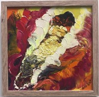 "Floral Wind” 12"x12" Original Painting- Antanenka