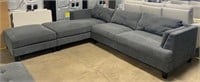 Ellery Fabric Sectional w/ Ottoman