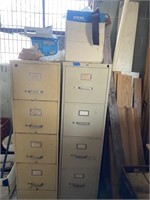 2 Metal File Cabinets