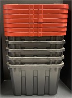 (CX) Husky 5 Gallon Latch & Stack Totes