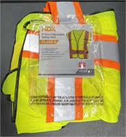 (CX) HDX 2 Tone Adjustable Safety Vest Class 2