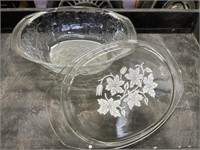 Caserol Dish with Lid Floral Design