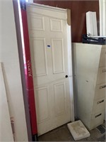 White prehung door