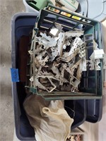 Large tote of deacking brackets