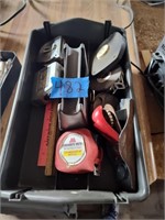 Plastic handled tool box