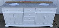 (CX) Home Decorators Fremont 72" Double Vanity