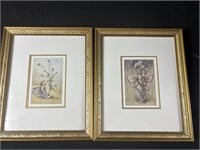 Two Framed Fairy Pictures By Cicely Barker