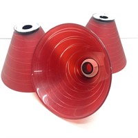 Pendant shade red glass