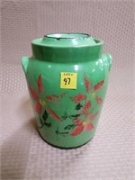 Vintage Robinson Ransbottom Green Painted Cookie