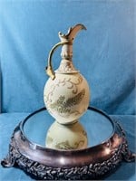 Antique Limoges Porcelain Ewer by Lanternier & Co