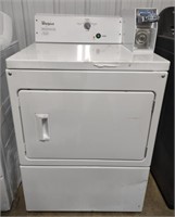 (CY) Whirlpool White Commercial 7.4 cu.ft. Gas