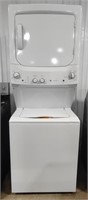 (CY) GE White Electric Stacked Washer/Dryer