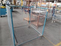 Steel Mesh Side Mobile Transport Trolley