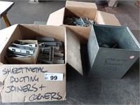 3 Boxes Sheetmetal Ducting Joiners & Corners