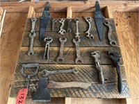 Rustic Tools w/ Display