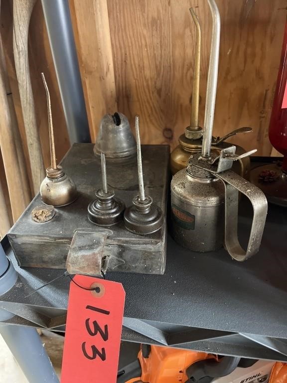 Vintage Oil Cans & Oil Burner