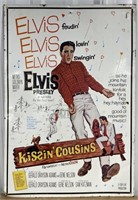 (AA) Elvis Kissin Cousin Metal Sign