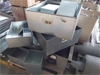 Pallet Fabricated Galvanised Steel Duct Boxes