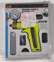 (ZZ) Performance Tool Vacuum Pump & Bleeder Kit
