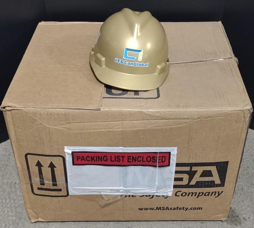 (ZZ) Box of V-Gard Safety Helmets