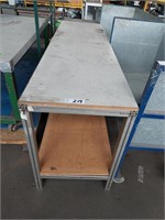 2 Aluminium & Steel Set Down Benches