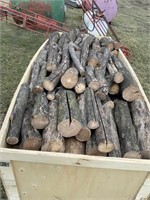 Oversized pallet of firewood
