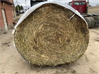 10 rd bales grass hay/cornstalk mix, SOLD AS 1 LOT