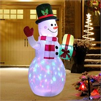 NEW $49 5FT LED Inflatable Snowman