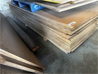Approx 46 Pieces Particle Board Floor Panelling