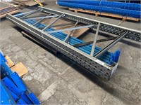 2 Steel Pallet Racking Sides & 8 Steel Beams