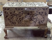 (F) Vintage Hand Carved Oriental Chest/ Trunk 40”