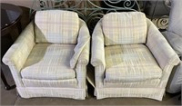 (F) 2 Baker Furniture Chairs 28”(bidding on one