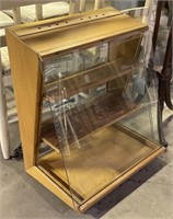 (HA) Vintage Lighted Display Counter Glass