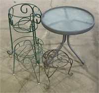 (F) Outdoor Plant Stands Various Sizes