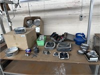 Assorted Vents, Rubber Seals, Hand Tools, Wheels