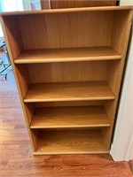 Oak Veneer Bookcase