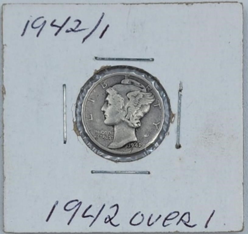 1942/ 41 Mercury Silver Dime
