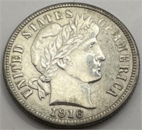 1916-S United States Barber Dime