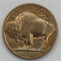 1924 D Buffalo Nickel - AU