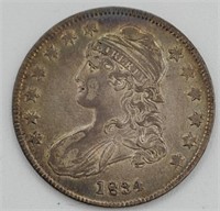 1834 Capped Bust/Lettered Edge Half Dollar