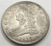 1838 United States Bust Half Dollar