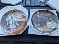 $30 Lot of 2 Norman Rockwell Collector's Plates