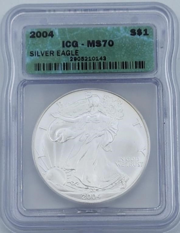2004 U.S. Silver Eagle $1 Coin