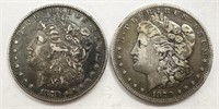 1879 & 1879-S Morgan Silver Dollars