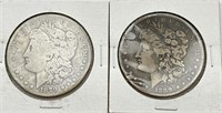 1879-S & 1889-O Morgan Silver Dollars