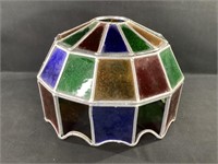 Vintage Stain Glass Lamp Shade