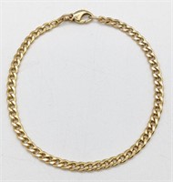 8K Yellow Gold Link Bracelet